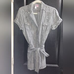 Dolled Up Black and White Textured Fabric